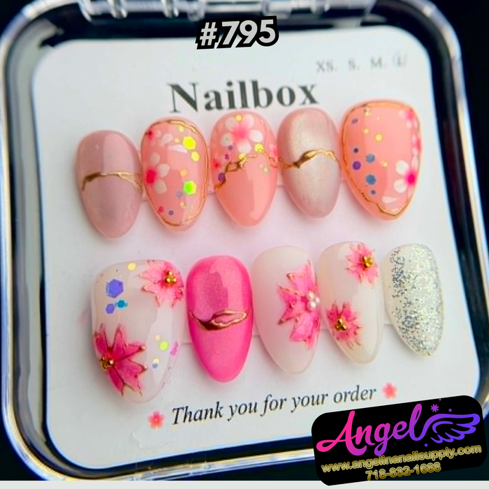 Angelina Handmade Custom Press-On #0795
