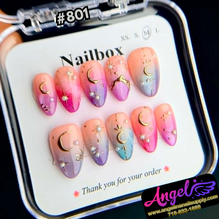 Angelina Handmade Custom Press-On #0801