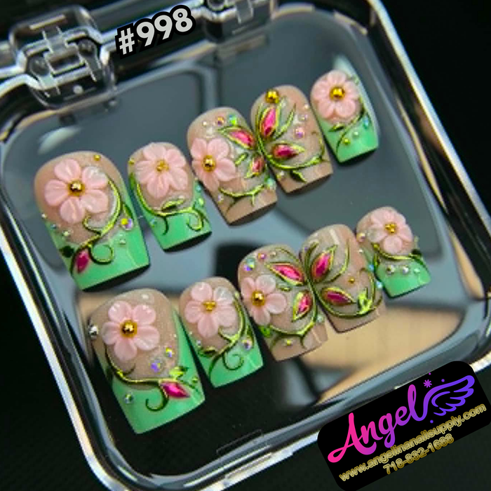 Angelina Handmade Custom Press-On #0998
