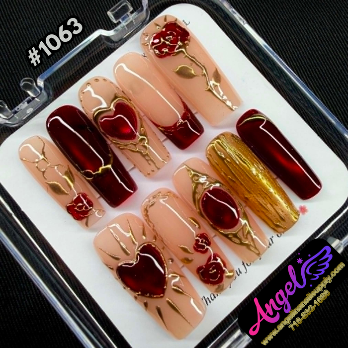 Angelina Handmade Custom Press-On #1063