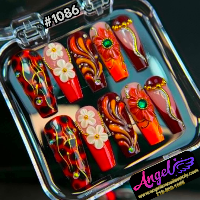 Angelina Handmade Custom Press-On #1086
