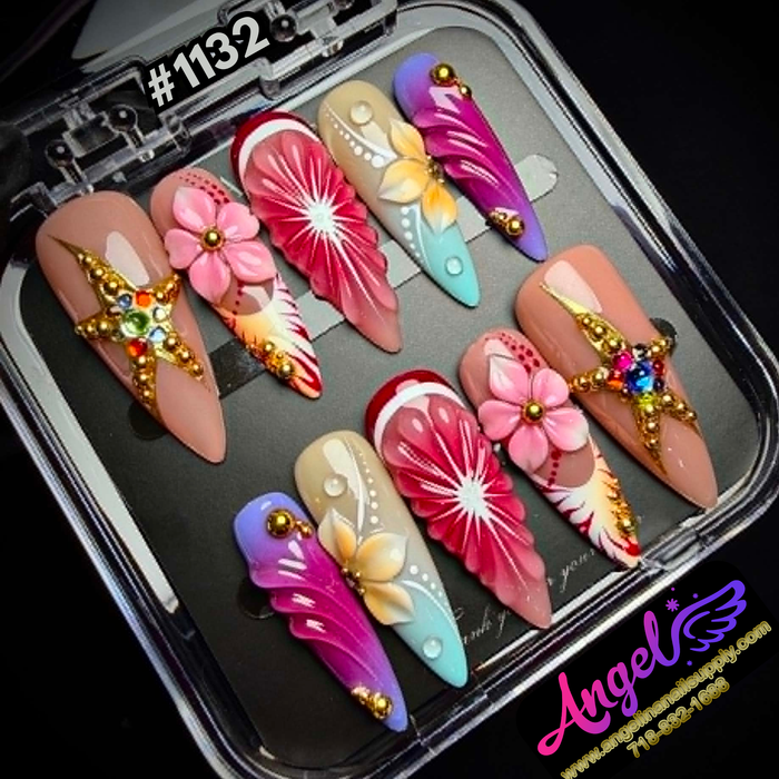 Angelina Handmade Custom Press-On #1132