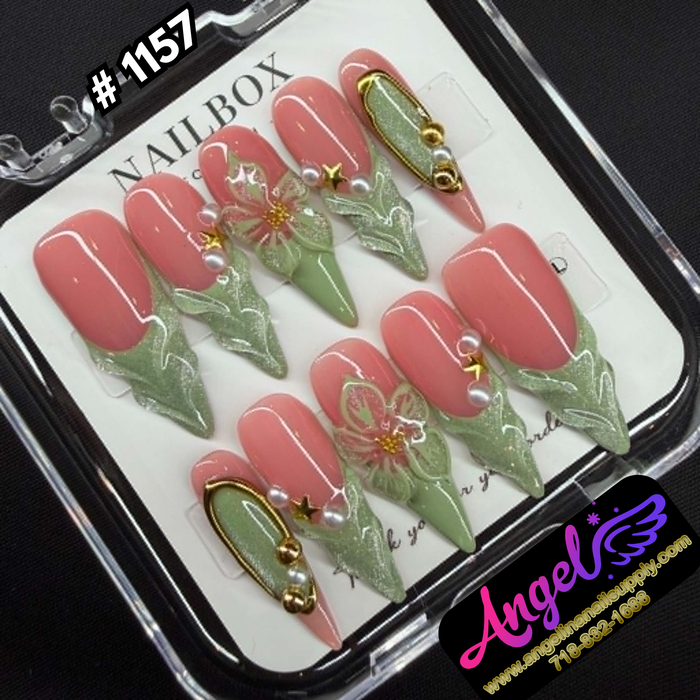 Angelina Handmade Custom Press-On #1157