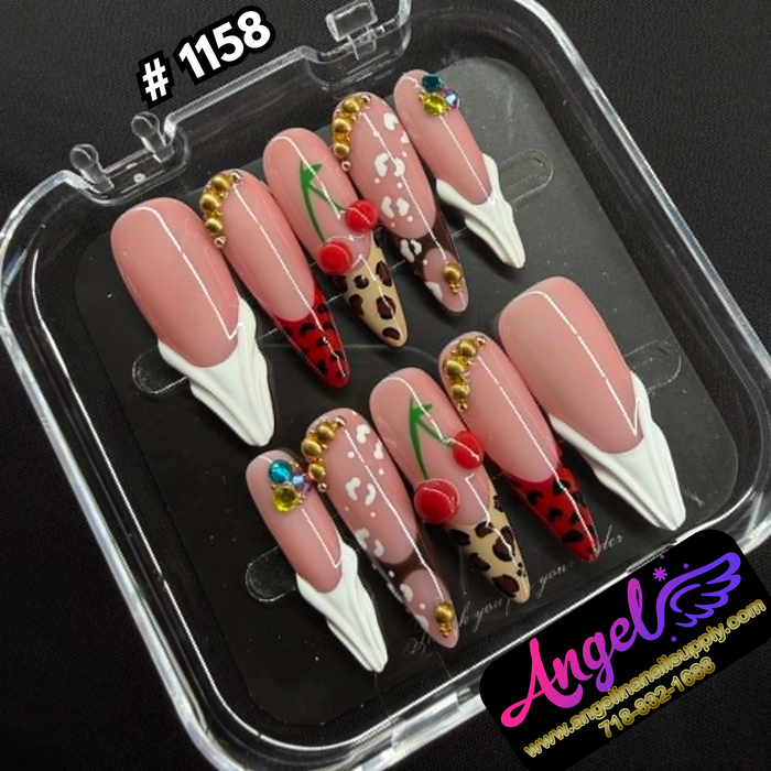 Angelina Handmade Custom Press-On #1158