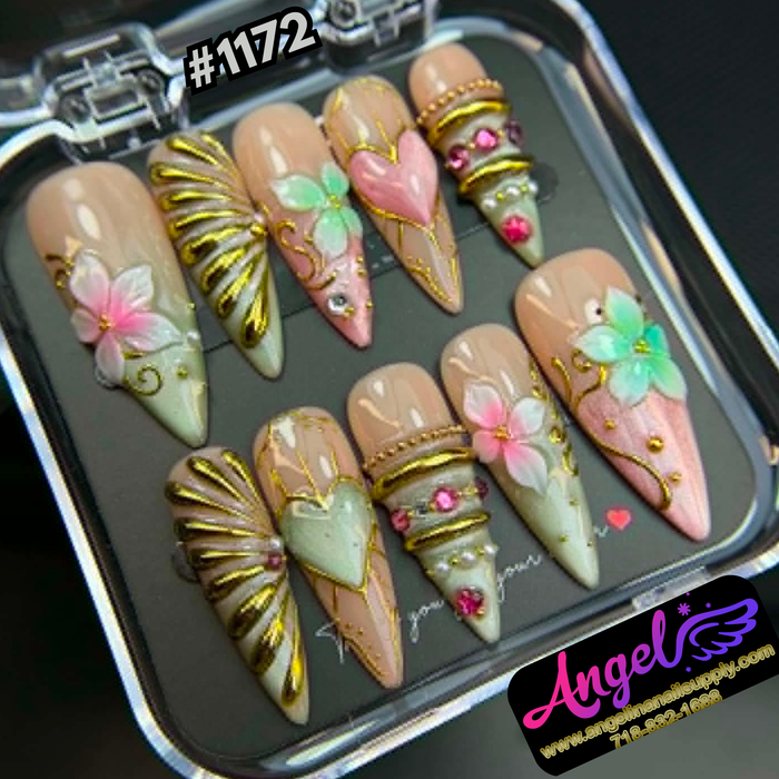 Angelina Handmade Custom Press-On #1172
