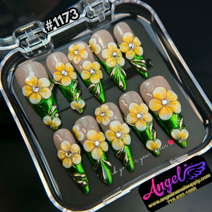 Angelina Handmade Custom Press-On #1173