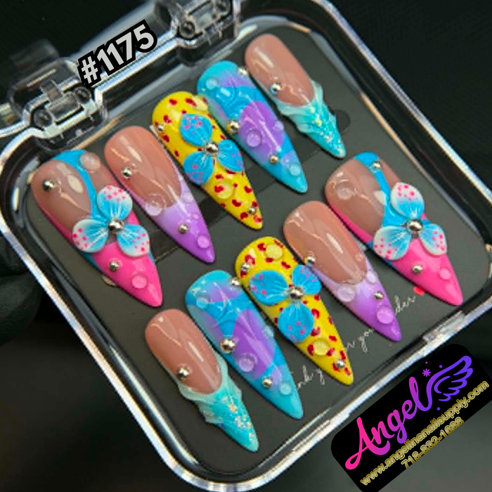 Angelina Handmade Custom Press-On #1175
