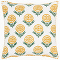 Anisha Marigold Pillow by John Robshaw at Fig Linens and Home - 1