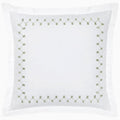 Anketi Sage Border Organic Sham by John Robshaw at Fig Linens and Home - 1