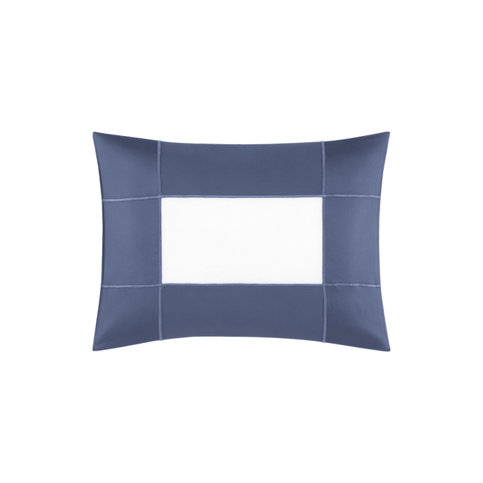 Apollon Outremer Pillow Sham by Yves Delorme King Sham Outremer at FIG LINENS AND HOME 4