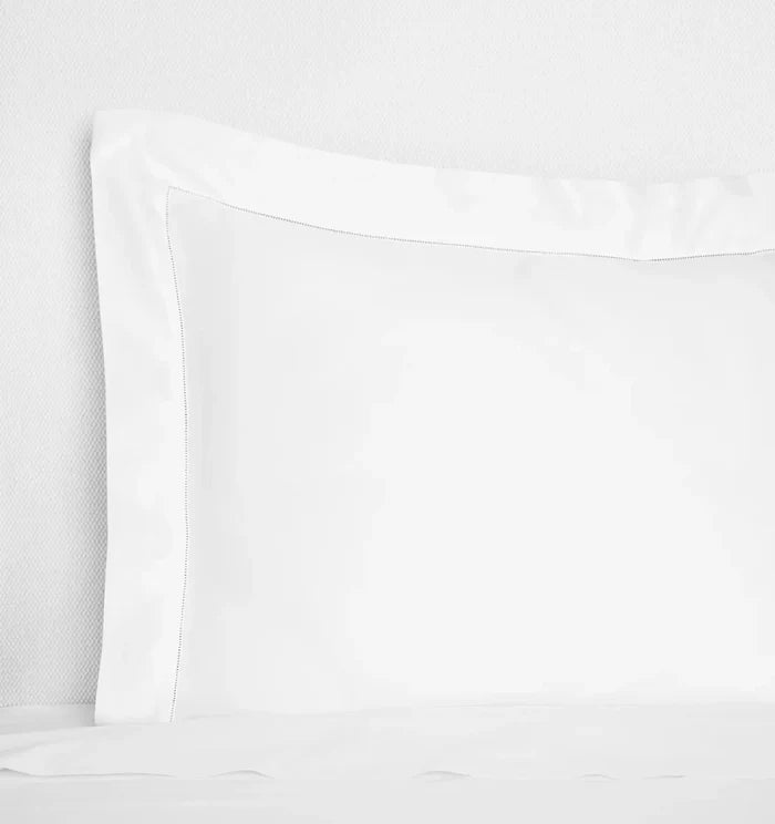 Ariel Sham by Sferra Linens in White at Fig Linens and Home - 1