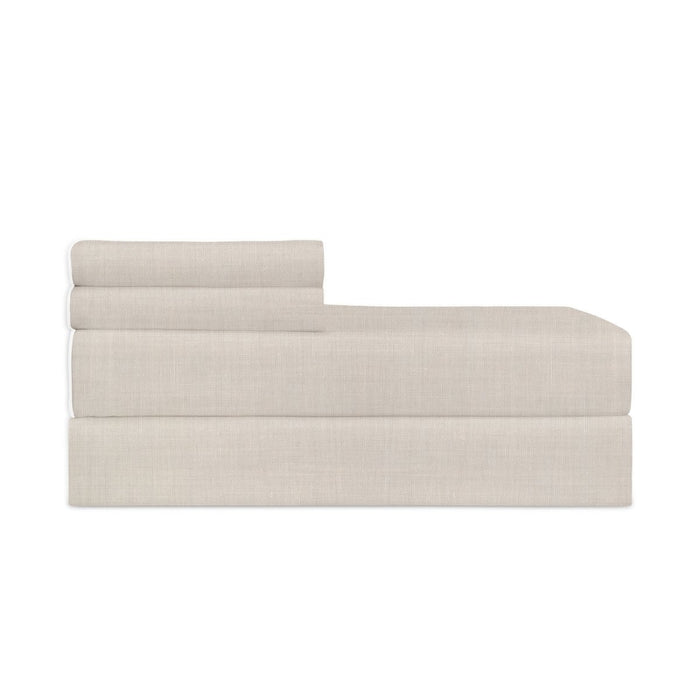Bed Sheets and Pillowcases in Flax | Home Treasures Asher Bedding at Fig Linens and Home