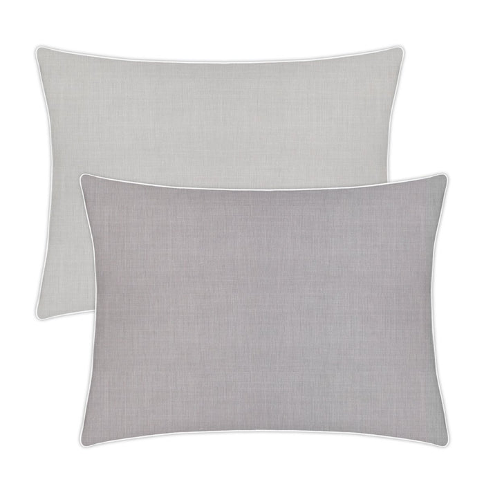 Pillow Shams in Two-Tone Granite and Ash | Home Treasures Asher Bedding at Fig Linens and Home