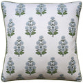 Audrey Blue Decorative Pillow by Ryan Studio from Thibaut Fabric at Fig Linens and Home