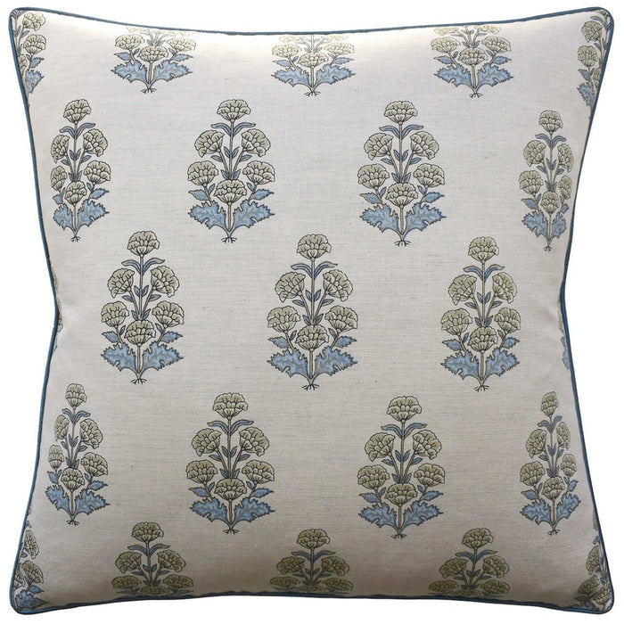Audrey Spa Blue Decorative Pillow by Ryan Studio