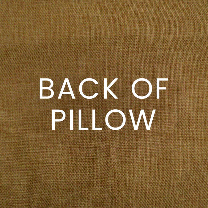Augustus Pillow in Red - coordinating tan/taupe back by D.V. KAP Home