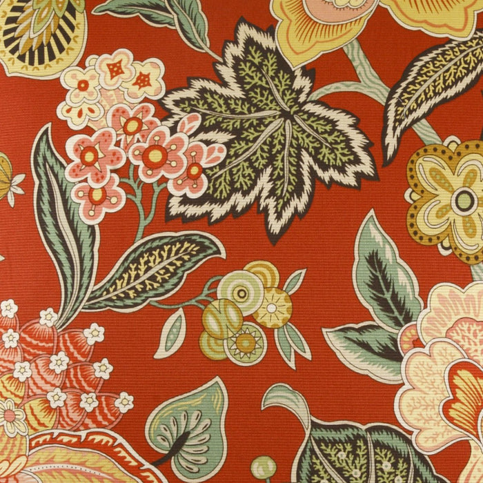 Augustus Pillow in Red - fabric swatch detail by D.V. KAP Home
