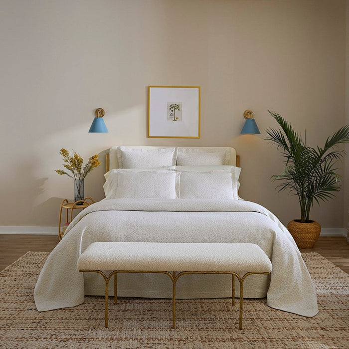 Aurelia Coverlets | Matelasse by Sferra x Scalamandre at Fig Linens and Home 3