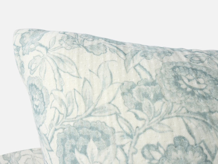 Balboa Organic Matelasse Print Pillow Cover by Coyuchi - Dew and Undyed - View 2