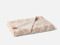 Coyuchi Balboa Undyed and Antique Rose Organic Matelassé Throw Blankets at Fig Linens and Home