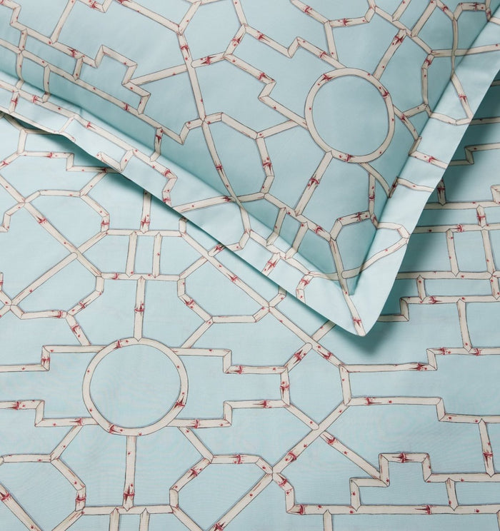 Baldwin Bamboo Bedding | Sferra Linens x Scalamandré at Fig Linens and Home - Detail 2