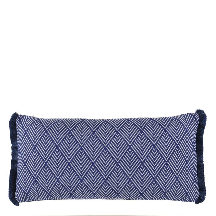 Balian Cobalt Outdoor Decorative Pillow - Designers Guild at Fig Linens and Home 112