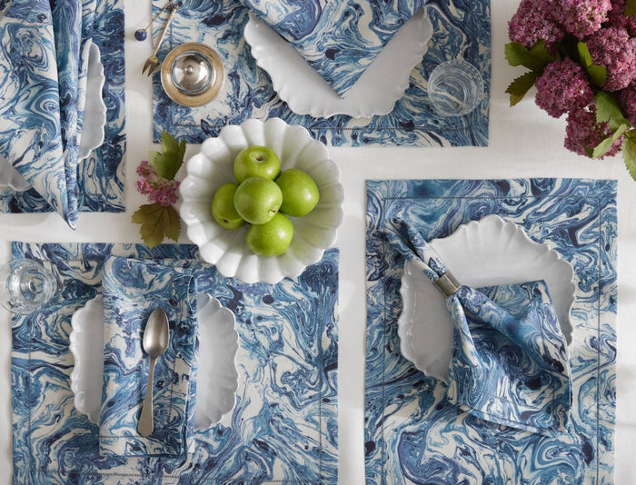 Balthazar Table Linens by Matouk Schumacher at Fig Linens and Home - Lifestyle View 1