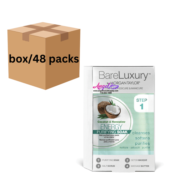 Bare Luxury 4 in 1 Spa | Box 48 pcs | Coconut & Honeydew - Angelina Nail Supply NYC