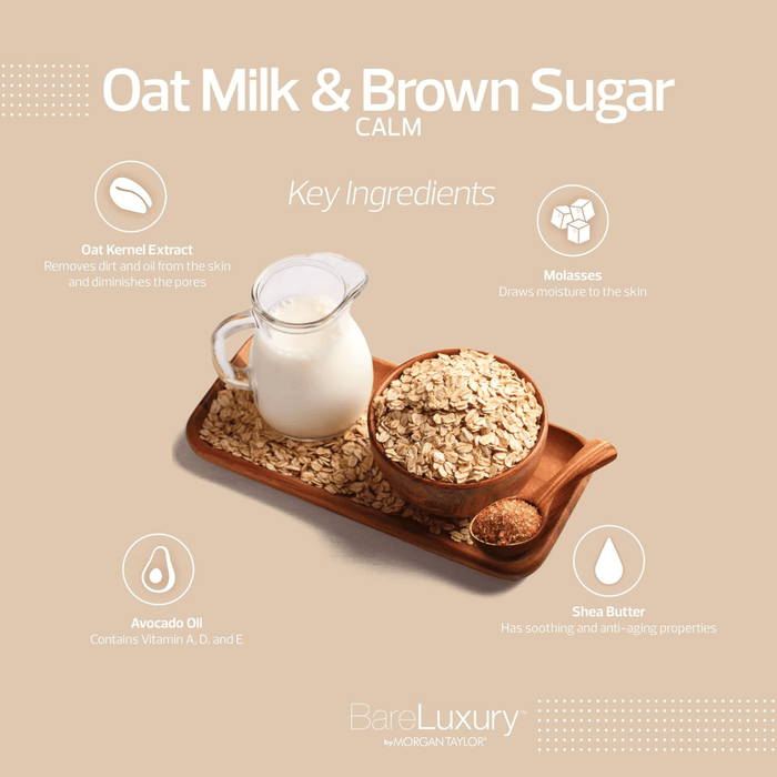 Bare Luxury 4 in 1 Spa | Box 48 pcs | Oat Milk & Brown Sugar - Angelina Nail Supply NYC