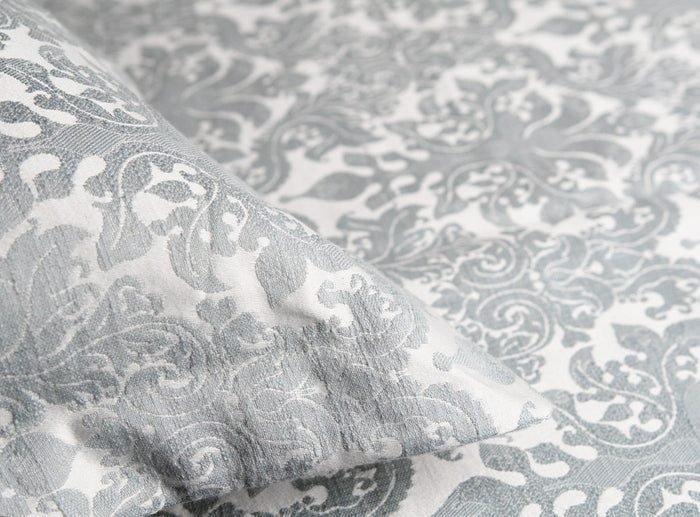 Baroque Platinum Coverlets by Kevin O'Brien | Bedding at Fig Linens and Home 3