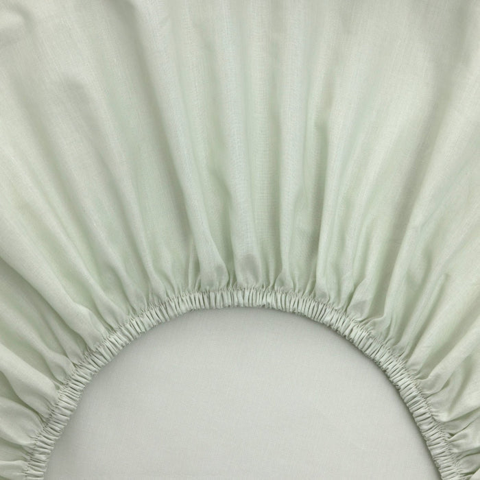 Fitted Sheet Elastic View - Batiste Amande Bedding by Yves Delorme at Fig Linens and Home