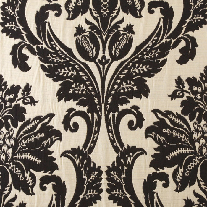 Beatrice Pillow in Black - fabric swatch detail by D.V. KAP Home