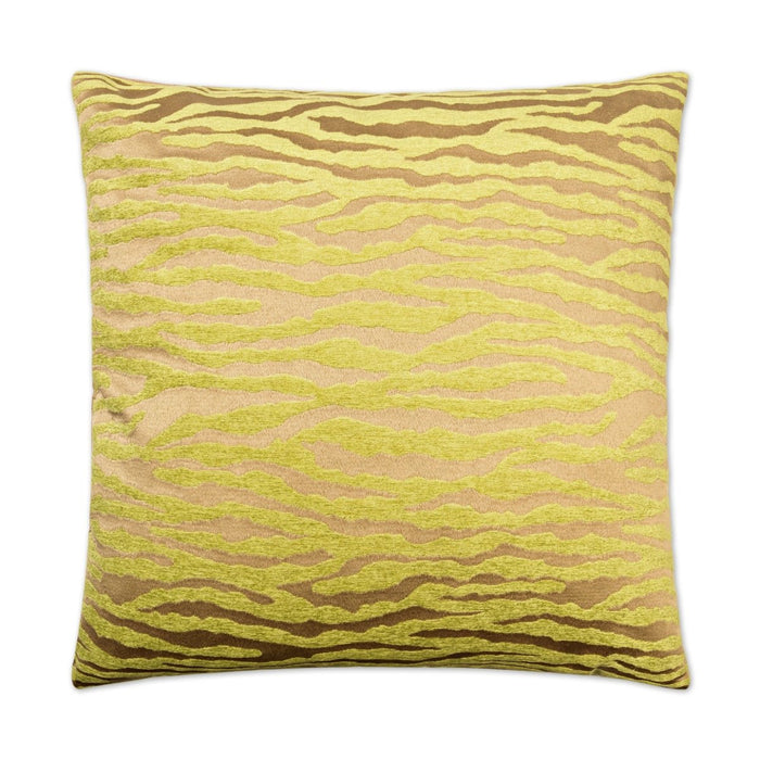 Bengalla Pillow in Green - fabric swatch detail by D.V. KAP Home