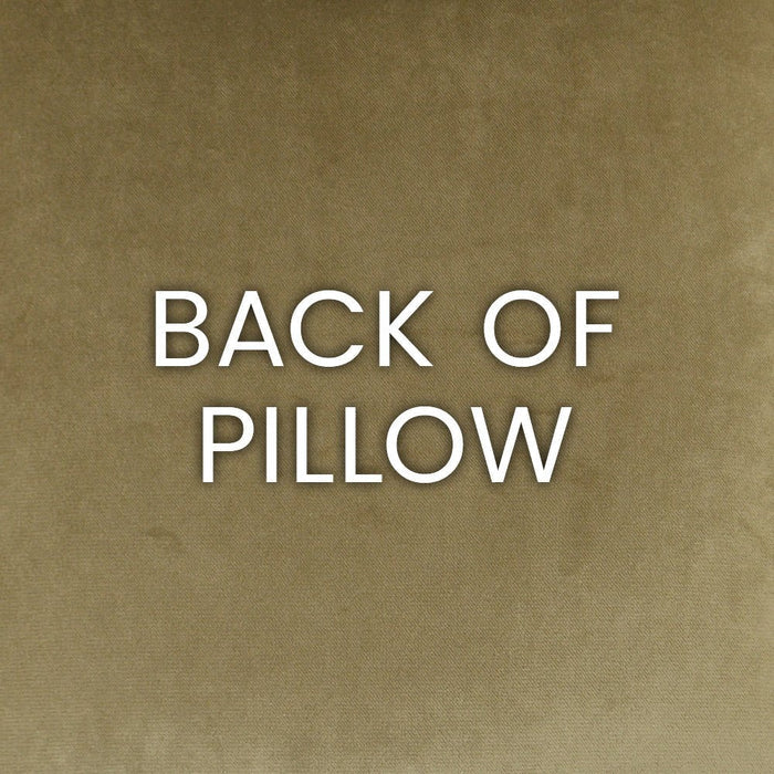 Bengalla Pillow in Green - coordinating velvet back by D.V. KAP Home