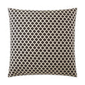 Beth Pillow in Black - front view, traditional design by D.V. KAP Home