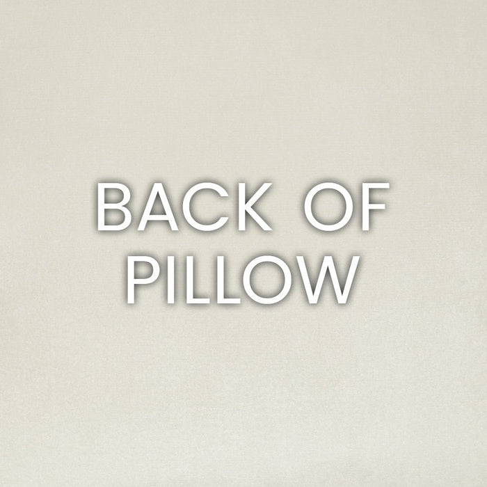 Beth Pillow in Black - solid ivory back by D.V. KAP Home