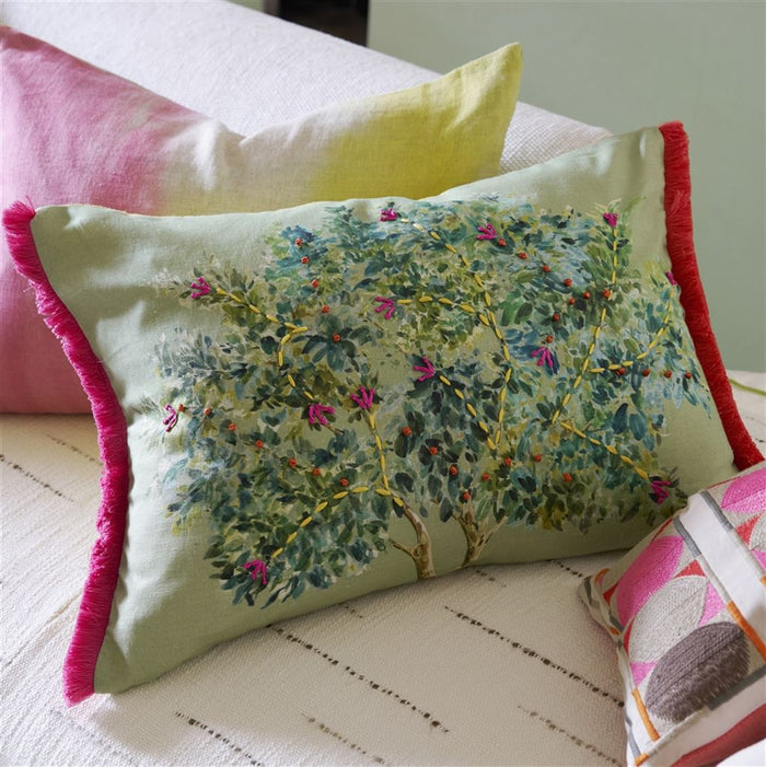 Bosquet Sauvage Forest Decorative Pillow - Designers Guild at Fig Linens and Home 76