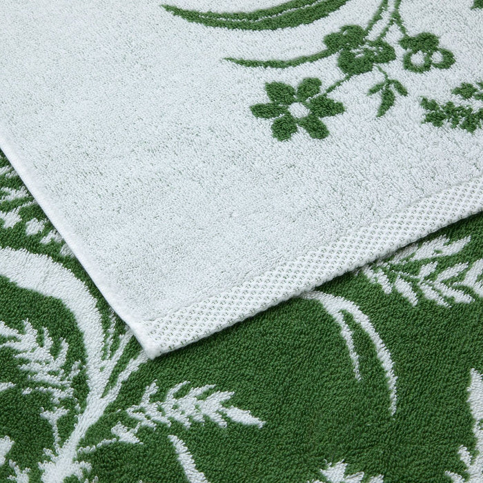 Botanic Towels by Yves Delorme 2 Embroidered Waffle Fingertip Towels Multi at FIG LINENS AND HOME 8