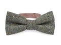 Bow Tie Tweed Irish Tweed- Green with Multicolour Flecks