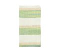 Broad Stripe Napkins in Green & White by Kim Seybert at Fig Linens and Home - View 1