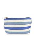 Burlington Stripe Cobalt Toiletry Bag - Designers Guild at Fig Linens and Home 155