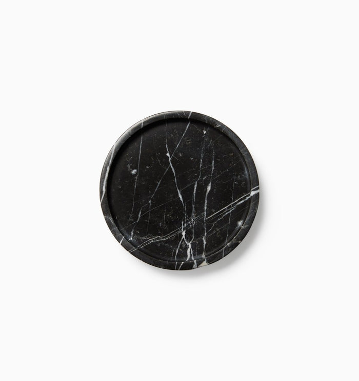 Calanna Coasters by Sferra Linens in Black at Fig Linens and Home - 4