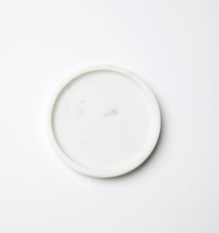 Calanna Coasters by Sferra Linens in White at Fig Linens and Home - 2