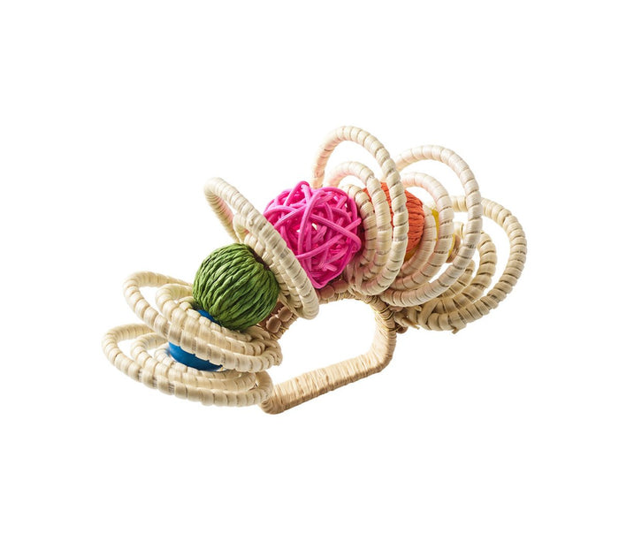 Calypso Napkin Ring in Multi Set of 4 by Kim Seybert at Fig Linens and Home 1