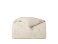 Duvet Cover - Coyuchi Cambria Embroidered Organic Linen Natural Chambray Bedding
