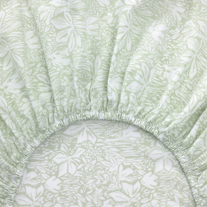 Capri Amande Organic Bedding by Yves Delorme Fitted Sheet King 79 x 81 Amande at FIG LINENS AND HOME 6