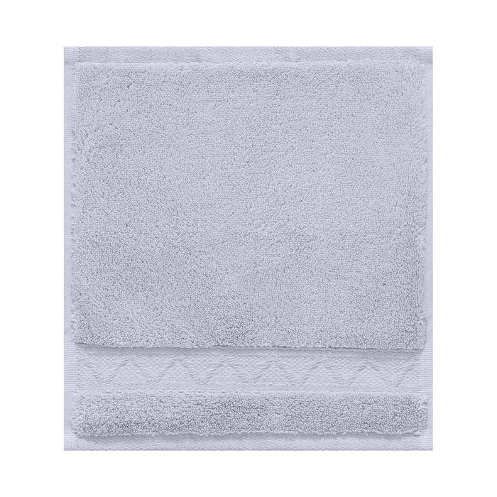 Le Jacquard Français | Caresse Cloud Gray Bath Collection | Fig Linens -  Washcloth