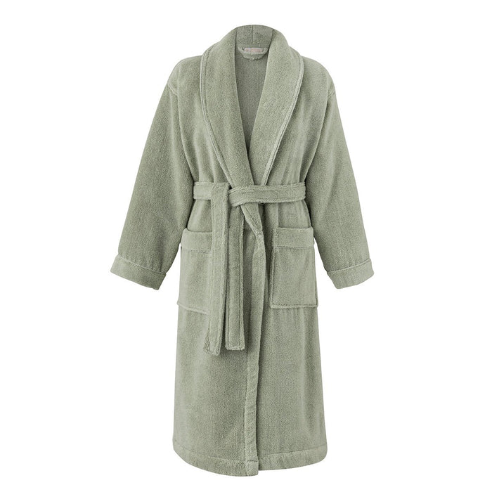 Caresse Green Robe by Le Jacquard Francais at Fig Linens and Home