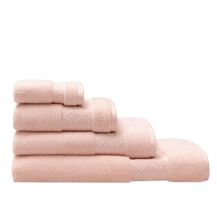 Caresse Pink Bath Towel By Le Jacquard Francais