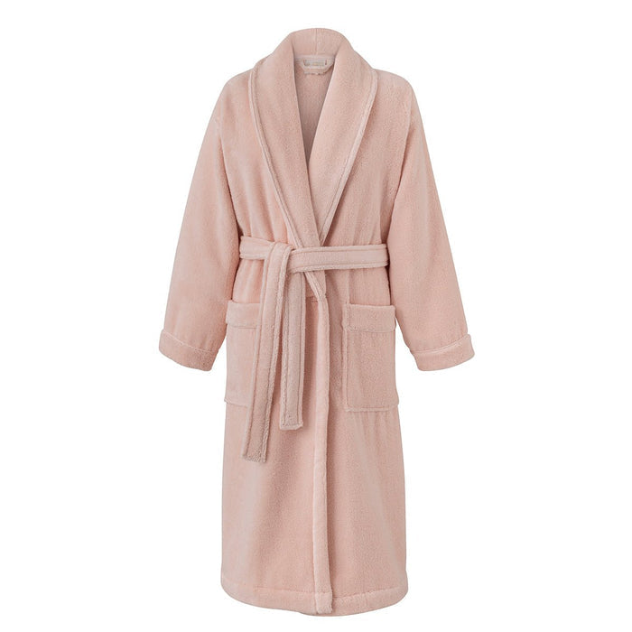 Caresse Pink Robe by Le Jacquard Francais at Fig Linens and Home